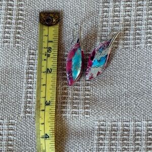 Colorful Stone Drop Earrings